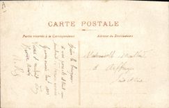 CPA Fantaisie Main Fleurs 