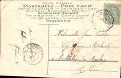 CPA Fantaisie Main Fleurs 