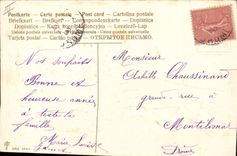 CPA Fantaisie Main Fleurs 