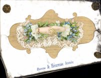 CPA Fantaisie Main Fleurs 