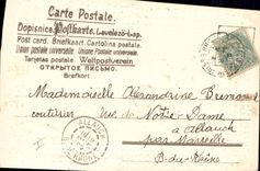 CPA Fantaisie Main Fleurs 