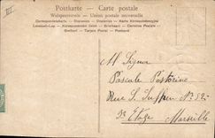 CPA Fantaisie Main Fleurs 