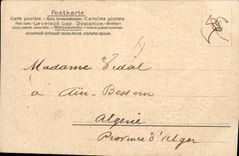 CPA Fantaisie Main Fleurs 