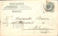 CPA Fantaisie Main Fleurs 