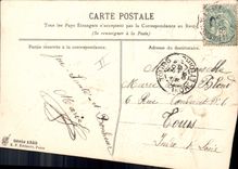 CPA Fantaisie Main Fleurs Annee 1906 Trefles