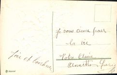 CPA Fantaisie Main Fleurs 