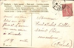 CPA Fantaisie Main Fleurs 