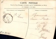 CPA Fantaisie Main Fleurs 