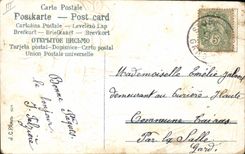 CPA Fantaisie Main Fleurs 