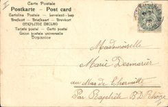 CPA Fantaisie Main Fleurs 