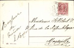 CPA Fantaisie Main Fleurs 