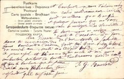 CPA Fantaisie Main Fleurs Annee 1907