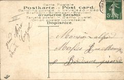 CPA Fantaisie Main Fleurs 