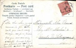 CPA Fantaisie Main Fleurs 