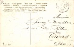 CPA Fantaisie Main Fleurs 