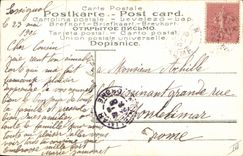 CPA Fantaisie Main Fleurs 