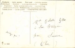 CPA Fantaisie Main Fleurs Poisson 1er Avril