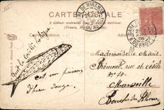 CPA Fantaisie Main Fleurs 