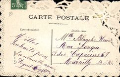 CPA Fantaisie Main Fleurs 