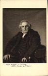 Vintage Postcard Paris Museum of Louvre Ingres Portrait of Mr. Bertin
