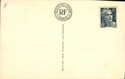 Vintage Postcard Paris Museum of Louvre Ingres Portrait of Mr. Bertin