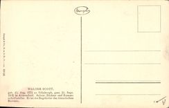 Vintage Postcard Walter Scott