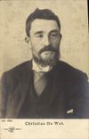 Vintage Postcard Christian De Wet