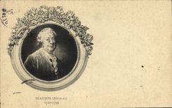 Vintage Postcard Beaujon Nicolas 1722 1799