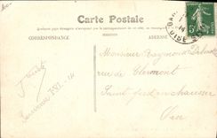 Postal Caballo Hípica Equitación Beauvais el Lugar del Franco Marcha