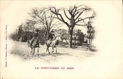 CPA Cheval Hippisme Equitation Le Tout Paris au Bois 