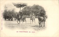 CPA Cheval Hippisme Equitation Le Tout Paris au Bois 