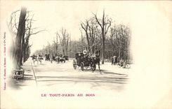 CPA Cheval Hippisme Equitation Le Tout Paris au Bois 