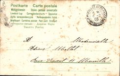 CPA Fantaisie Fleurs Annee 1905 Enfant 