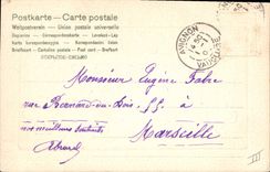 CPA Fantaisie Fleurs Annee 1905 