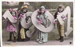 CPA Fantaisie Enfants Annee 1907 