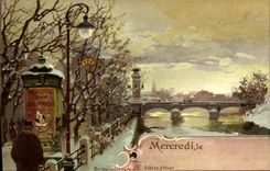 Vintage Postcard Fantasy Day Wednesday