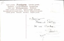 CPA Fantaisie Fleurs Annee 1907 