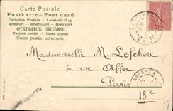 CPA Fantaisie Fleurs Annee 1904 Muguet 