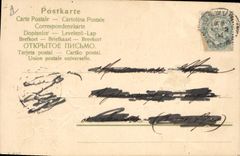 CPA Fantaisie Fleurs Annee 1905 