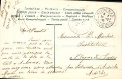 CPA Fantaisie Fleurs Annee 1907 