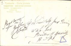 CPA Fantaisie Fleurs Annee 1907 