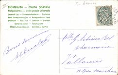 CPA Fantaisie Fleurs Annee 1906 