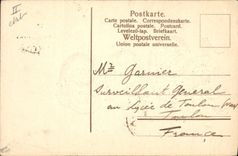 CPA Fantaisie Fleurs Annee 1909 