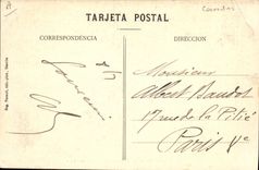 Postal Corrida Curso de toros Suerte de vara Citando previo picar