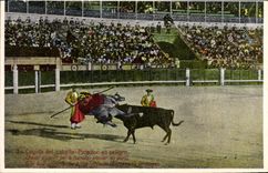 CPA Corrida Course de taureaux 