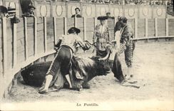 CPA Corrida Course de taureaux La puntilla 