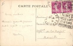 CPA Corrida Course de taureaux Citant le taureau pour une pique 