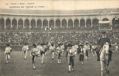 CPA Corrida Course de taureaux El paseo 