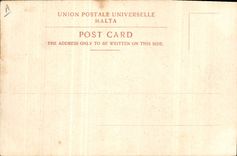 Vintage Postcard Warship Vulcan Mediterranean Squadron