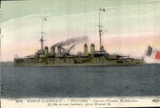 CPA Bateau de Guerre Voltaire Cuirasse d'escadre 